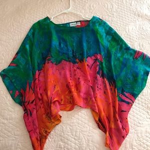 Chico’s silk top.  Gently worn, excellent cond.